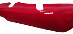 CACHA LATERAL DERECHO MOTOMEL CG 150 S2 NEW ROJO BAJO ASIENTO