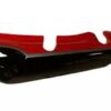 CACHA LATERAL IZQUIERDO MOTOMEL CG TITAN 150 S2 NEW ROJO BAJO ASIENTO