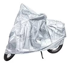 COBERTOR / CUBRE PARA MOTO ALGODON PLATA GRANDE