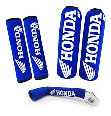 CUBRE BARRAL HONDA CG 125 / RX 150 / AZUL / (PALABRA HONDA)