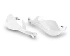 CUBRE PUÑOS MOTARD PLASTICO BLANCO