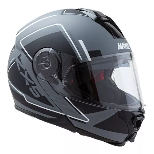 CASCO REBATIBLE HAWK ZX5 TROOPER NEGRO XL 61