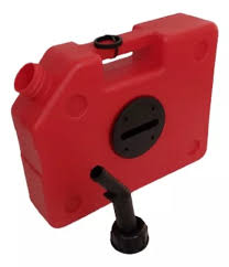 BIDON NAFTA ROJO 5 LITROS CON SOPORTE