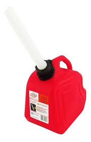 BIDON NAFTA ROJO 5 LITROS CON PICO VERTEDOR (SOCH)