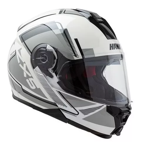 CASCO REBATIBLE HAWK ZX5 TROOPER BLANC L 60