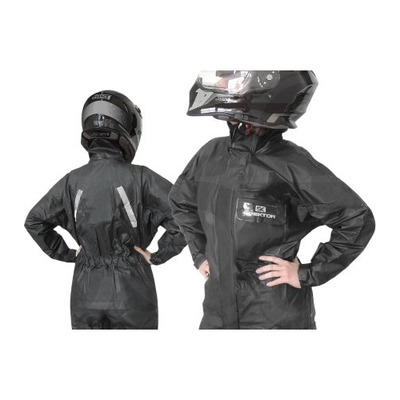 TRAJE DE LLUVIA MUJER NEGRO XL (SPEKTOR)