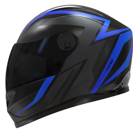 CASCO VERTIGO V32 INFLUENCE CELESTE / NEGRO MATE L 60 (VERTIGO)