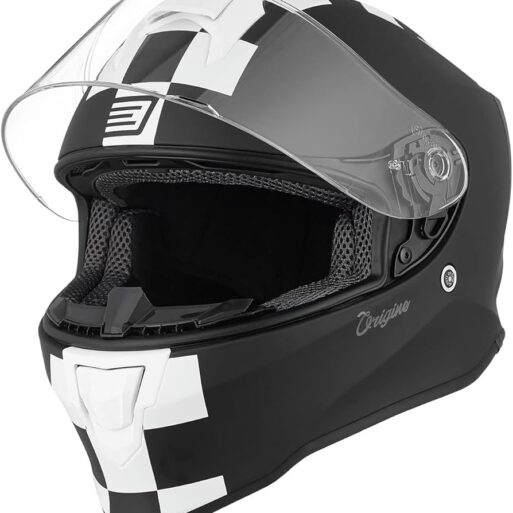 CASCO ORIGINE DINAMO CONTEST BLANCO / NEGRO MATE "XL"