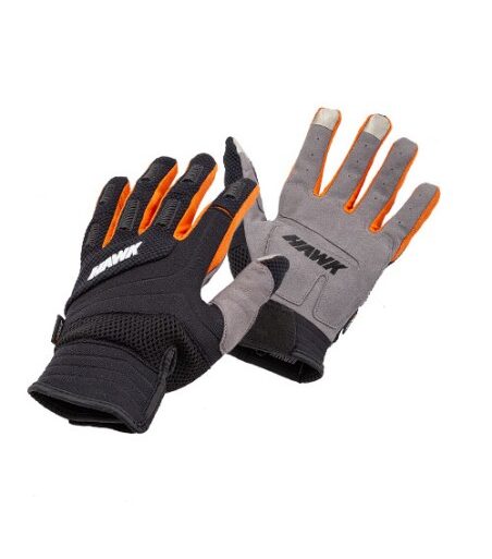 GUANTE HAK FIT FULL FINGER ORANGE (VERANO) M