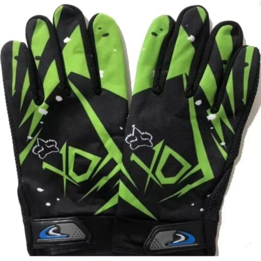 GUANTE DEPORTIVO CON ANTIDESLIZANTE NEGRO / VERDE (7001)