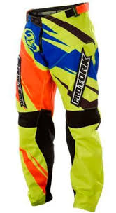 PANTALON CROSS INSANE 4 ADULTO AMARILLO-NARANJA 40