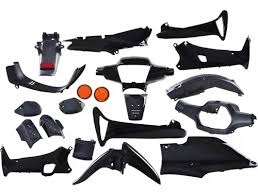 KIT PLASTICO COMPLETO HONDA WAVE MODELO NUEVO NEGRO 13 PIEZAS