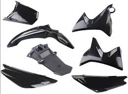 KIT PLASTICO COMPLETO YAMAHA XTZ 125 NEGRO (7 PIEZAS)