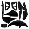 KIT PLASTICO HONDA CG TITAN 150 NEGRO (9 PIEZAS)