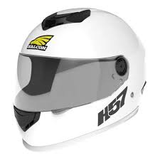 CASCO INTEGRAL HALCON H57 BLANCO BRILLANTE M 58 (HALCON)