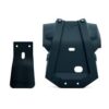 KIT CUBRE CARTER + CUBRE BIELETA HONDA XR 250 TORNADO NEGRO (WIRTZ)