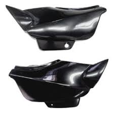 CACHA LATERAL TANQUE / DEFLECTOR NEGRO YAMAHA YBR 125 JGO (OKINOI)