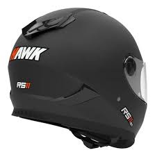 CASCO INTEGRAL HAWK RS11 NEGRO MATE M 58 (CON LENTE INTERNO)