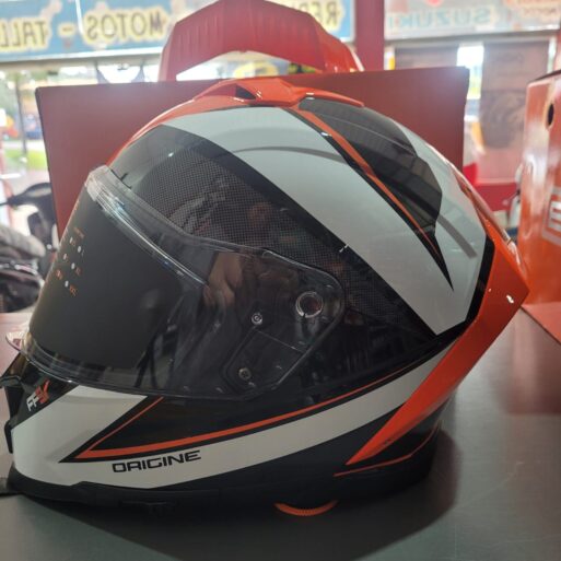 CASCO ORIGINE ETNA MINIMAL NARANJA GLOSS TALLE "M"