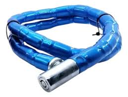 CANDADO TRABA LINGA PITON 22X1500MM AZUL