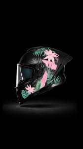 CASCO ORIGINE ETNA TROPICAL ROSA / NEGRO MATE TALLE "M"