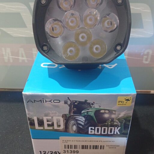 FARO AUXILIAR LED DE PLASTICO C/U redondo