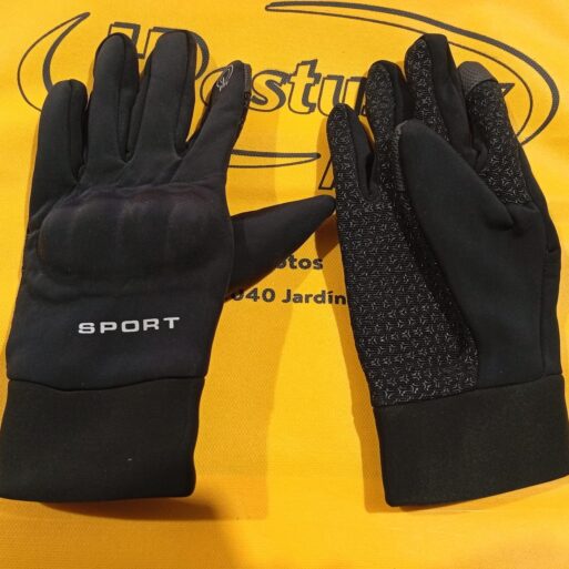 GUANTE SPORT NEOPRENE CON PROTECTOR NEGRO - Imagen 2
