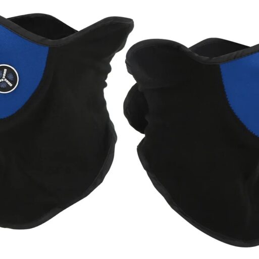 MASCARA TERMICA / PASAMONTAÑA NEOPRENE CON CUELLO POLAR AZUL