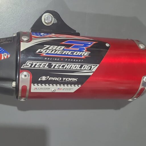 ESCAPE HONDA CG TITAN 150 ESD POWER CORE 3 ROJO - Imagen 2