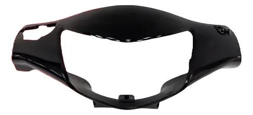 CARCAZA CUBRE OPTICA / FARO GILERA SMASH 125 / REVOLUTION / HONDA BIZ 125 / NEGRO OKINOI
